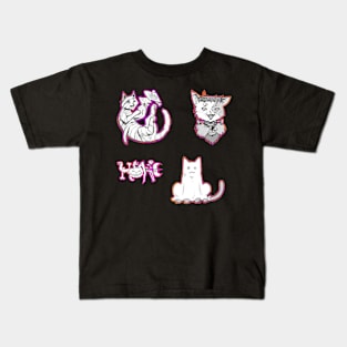 Halloween Cat Pack 6 Kids T-Shirt